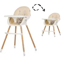 Chipolino Chaise de salle à manger Rio 2in1 Sand