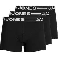 Jack & Jones Boxer de - CALEÇON SENS - LOT DE 3 - S - XXL - pour Homme - noir - Taille M