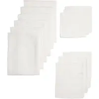 Meyco 12-pack hydrofiel starterset basic Uni blanc (70 cm, 70 cm)