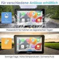 Carpuride Motorrad-CarPlay-Bildschirm