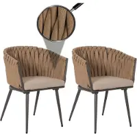 Mendler Chaise de jardin -N38 (lot de 2)