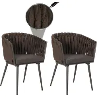 Mendler Chaise de jardin -N38 (lot de 2)