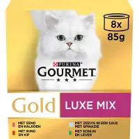 Gourmet Gold 8-Pack Double Délice pour chat