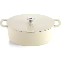 Fissler Moments Collection Braadpan Ovaal, 33cm ivory white