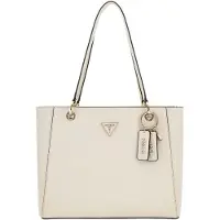 GUESS Femmes, Sac à main, Noelle Tote Sac à Main, Fermeture à Glissière, Beige