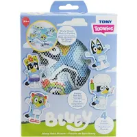 Toomies Puzzle de bain Toomies Bluey - Jouets de bain en mousse pour tout-petits - Comprend un sac en filet avec ventouses - Lot de 8 - 18 mois et plus