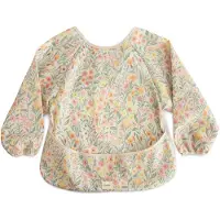 Mushie Long Sleeve Bib bavoir Pastel Blooms 6-24m 1 pcs