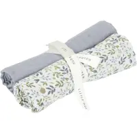 Little Dutch Mousseline de coton, Forest Adventure & Denim Blue, 2 pièces,