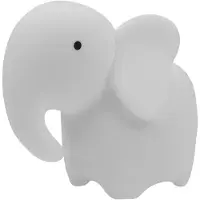 Eco-Light Mary's LED RGB Elephant White Night Light avec télécommande Warm Colour 3000K