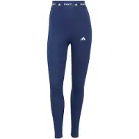 Adidas Pantalon de sport 'TECHFIT 7/8' bleu foncé / blanc