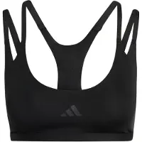 Adidas Soutien-gorge de sport 'OPT STRP LS BRA' noir