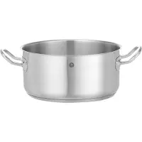 Hendi Cocotte - sans couvercle, Kitchen Line, 4,9L, ⌀240x(H)110mm