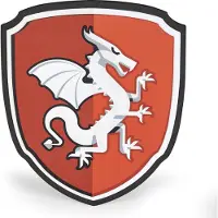 Papo Bouclier mousse chevalier dragon