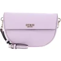 GUESS Femmes, Sac à main, Sac à bandoulière Cerelia à rabat, fermeture à bouton, Violet