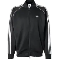 Adidas Originals Veste de survêtement 'Adicolor Classics' noir / blanc