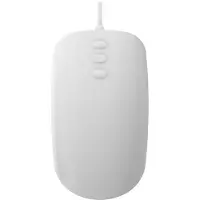 Contour Design AK-PMH3OB-US-W AK-PMH3 Medical Mouse 3-Button Scroll Souris hygiénique filaire blanche