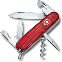 Victorinox Couteau Suisse de poche - - Spartan - Rouge transparent - Acier inoxydable - Multisport