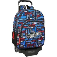 Hot Wheels Wheeled Backpack Bleu Enfants
