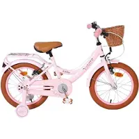 Volare Vélo enfant Ashley - Fille - 16 pouces - Rose - Deux freins à main