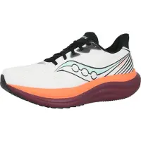 Saucony Chaussure de course pour hommes Triumph 23, couleur blanc/rouge pourpre, taille 46