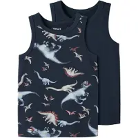 Name it T-Shirt 'DINO NOOS' bleu marine / bleu clair / gris / rouge