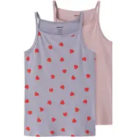 Name it Maillot de corps lilas / violet pastel / rouge