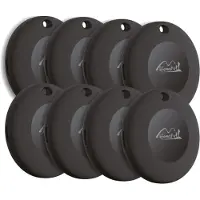Lifemate Life Tag - Pack de 8 - Apple "Où est ?" / Find My - AirTag Alternative - iOS Keyfinder & Smart Tag