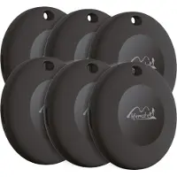 Lifemate Life Tag - Pack de 6 - Apple "Où est ?" / Find My - AirTag Alternative - iOS Keyfinder & Smart Tag