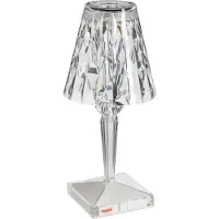 Kartell Luminaire Extérieur , Battery, Transparent, Balcon, Plastique, Design