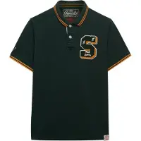 Superdry Vintage Athletic Patch Short Sleeve Polo Vert S Homme