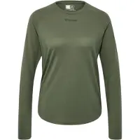 Hummel Mt Vanja Long Sleeve T-shirt Vert XS Femme