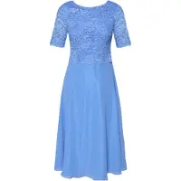Vera Mont Robe de cocktail bleu ciel