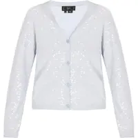 Faina Cardigan bleu pastel