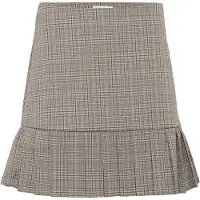 Karen by Simonsen Jupe 'Borg' beige / gris clair / noir