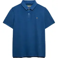 Superdry Vintage Destroy Short Sleeve Polo Bleu 2XL Homme
