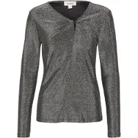 Soaked in luxury Chemisier gris argenté