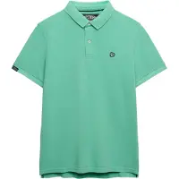 Superdry Vintage Destroy Short Sleeve Polo Vert S Homme