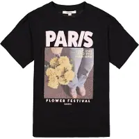 Garcia fille T-shirt, 176, Noir