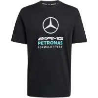 Adidas T-Shirt fonctionnel 'Mercedes-AMG Petronas Formula 1 Team DNA' turquoise / noir / blanc