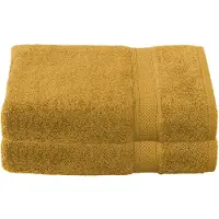 De Witte Lietaer Serviette de Douche De Witte Lietaer Stéphanie Golden Yellow (Lot de 2)