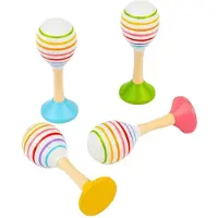 Bigjigs Maraca Junior en bois, 2pcs.