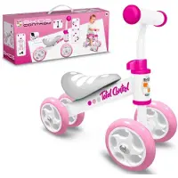 Stamp Loopfiets roze Met 4 Wielen - Loopfiets (SK188251)