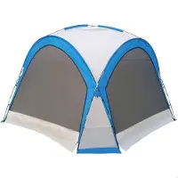 Aktive Camping Tent With Mosquito Net Blanc