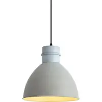QAZQA Lot de 2 lampes suspendues rustiques grises - Dory