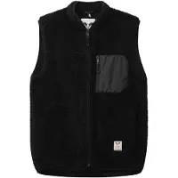 Fat Moose Gilet 'Wood' noir