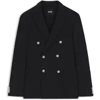 BOSS Blazer Slim en coton mélangé à motif