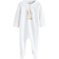 Next Barboteuse / body 'Eid' or / blanc