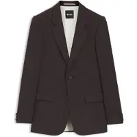 BOSS Veste de costume coupe décontractée en twill
