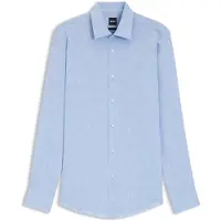 BOSS Chemise Slim en lin italien