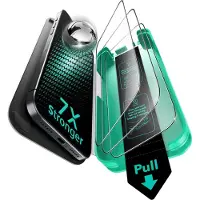 ESR Armorite Screen Protector (3 pcs, Apple iPhone 17 Pro), Téléphone portable : film de protection, Transparent